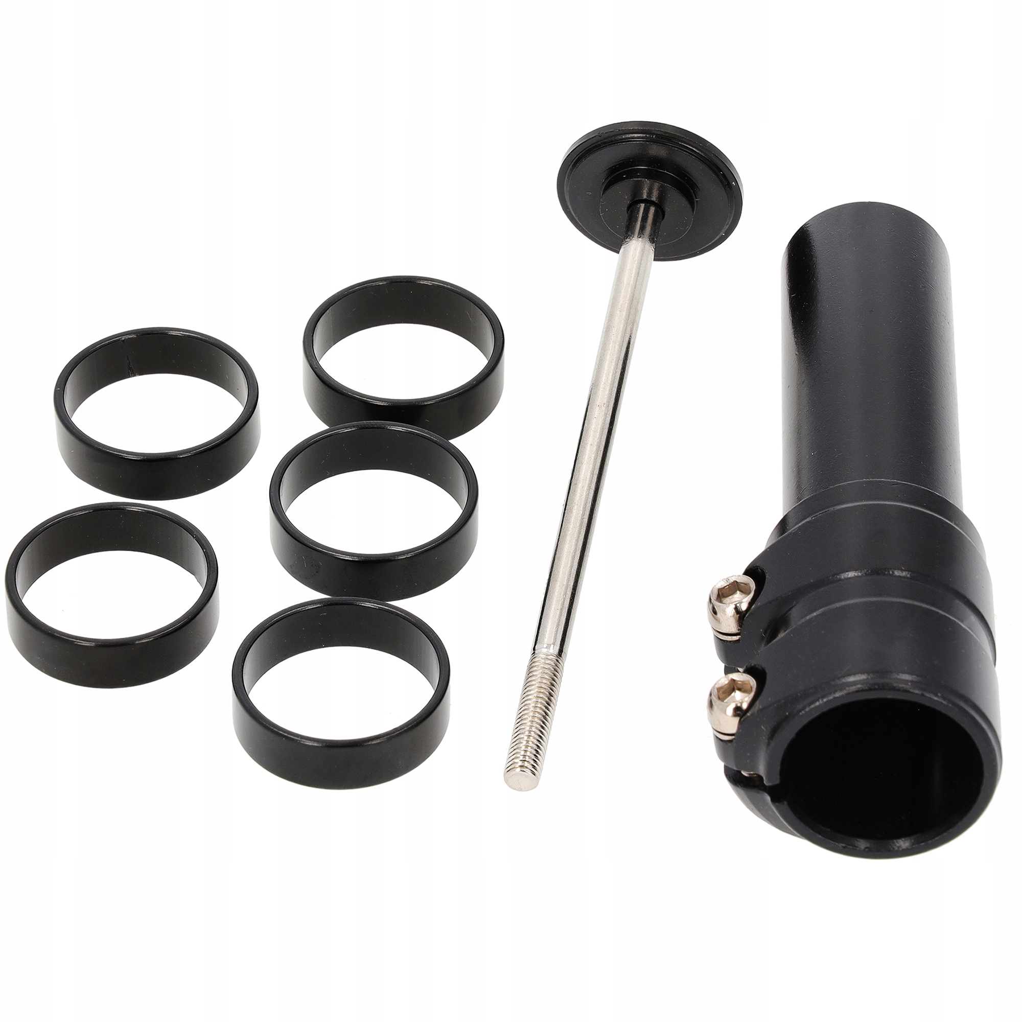 ADAPTER PRZEDŁUŻKA WSPORNIKA KIEROWNICY A-HEAD DO ROWERU PRZEDŁUŻACZ CZARNY 9