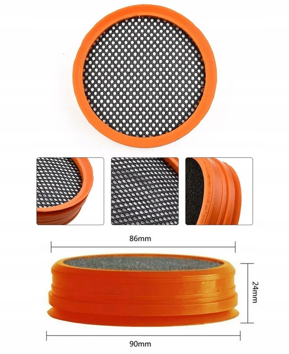 2szt. Filtr HEPA FC8009 do PHILIPS SpeedPro/Aqua 4