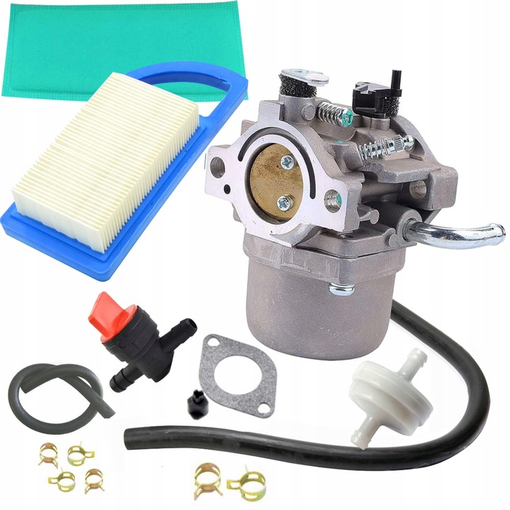 ZESTAW GAŹNIK DO BRIGGS INTEK POWERBUILT 10,5-13,5 HP 590399 799728 FILTR L