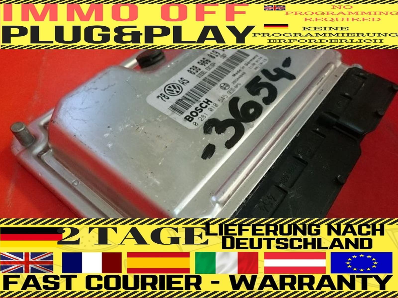 IMMO OFF / Plug&Play Motorsteuergerät ECU 0281010487 1328001080 0 281 010 487