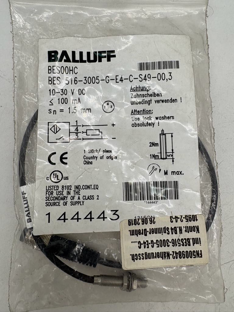 BES00HC Balluff, Proximity & Inductive Sensors