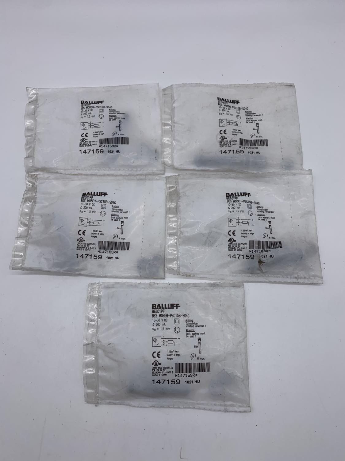 Balluff BES01PF Cylindrical version — Näherungs- & induktive Sensoren