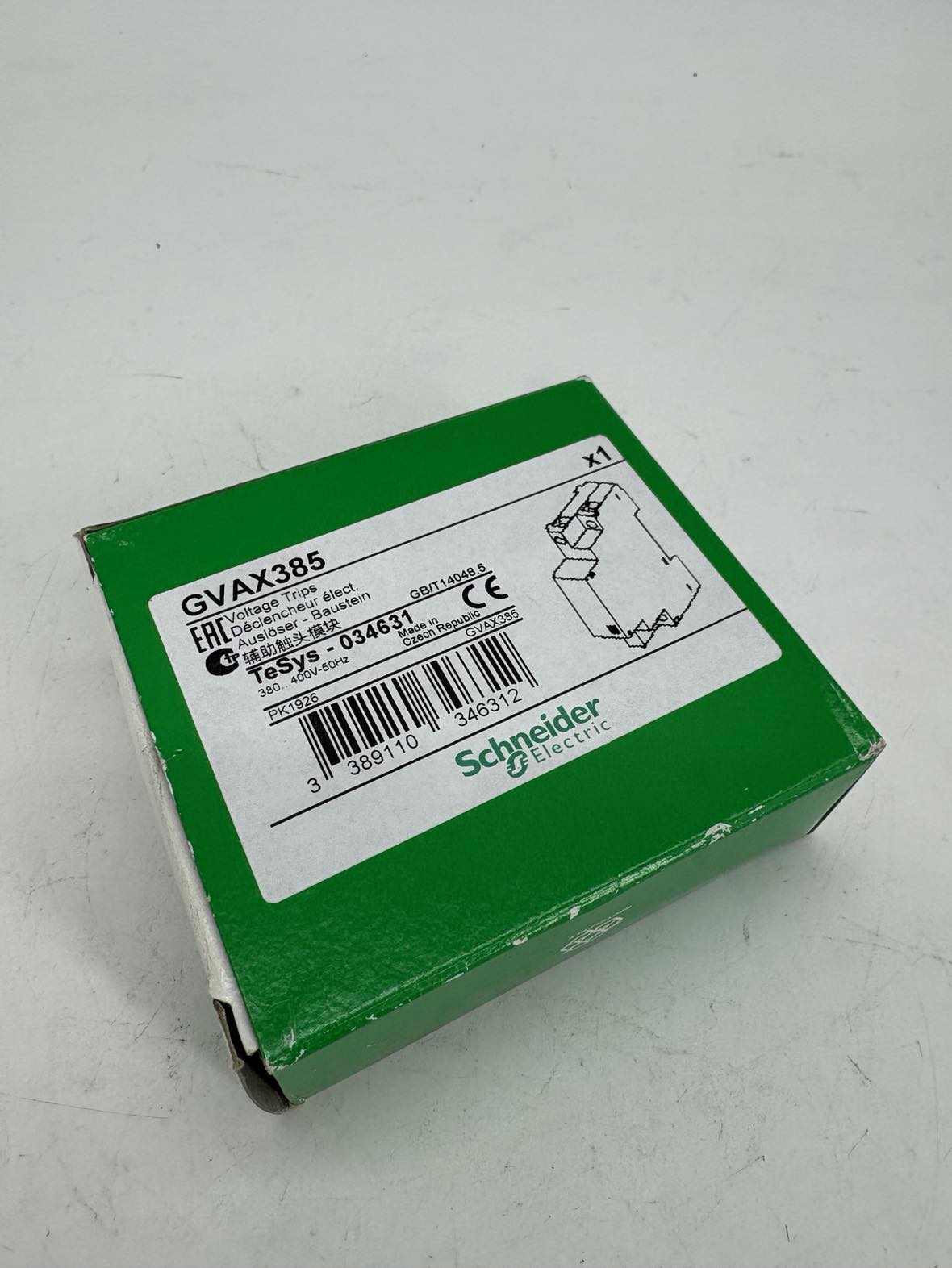 GVAX385 Schneider Electric, Wyłączniki automatyczne i bezpieczniki