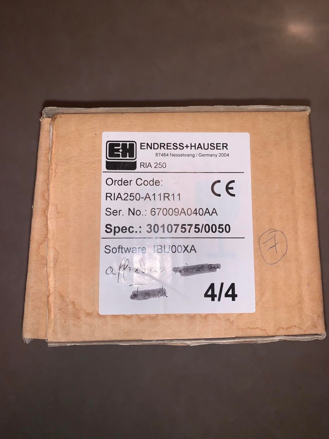 Endress+Hauser RIA250-A11R11