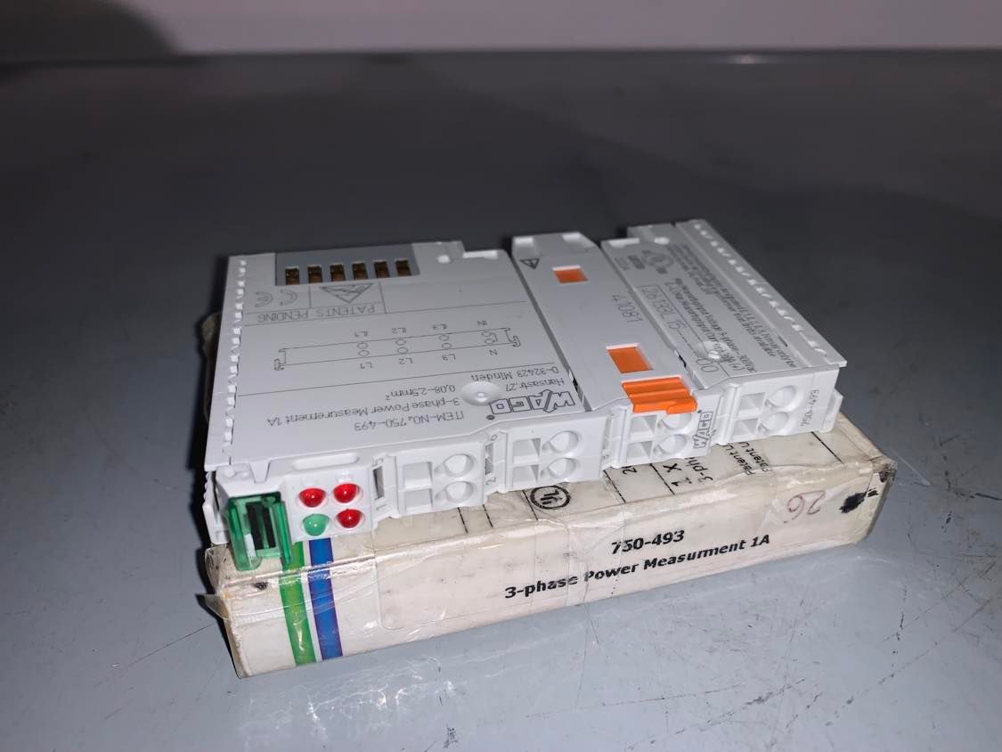 Wago 750-493 3-Phase Power Measurement; 480 VAC, 1 A
