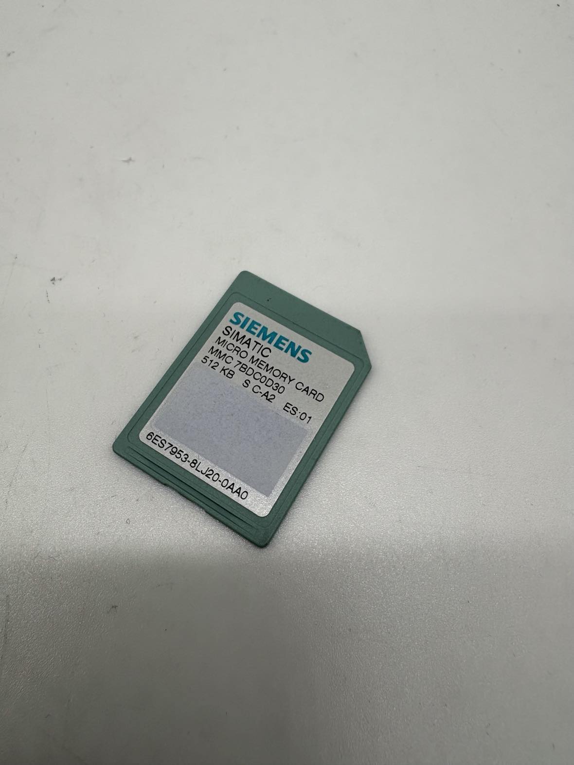 Siemens 6ES7953-8LJ20-0AA0 ***Spare part*** SIMATIC S7, Micro Memory Card P. S7-300/C7/ET 200, 3,... — SPS-Module & Erweiterungen
