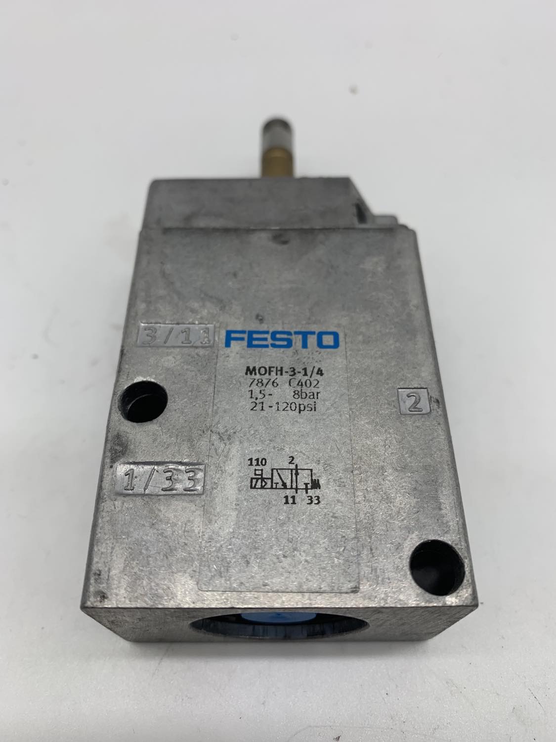 Festo MOFH-3-1/4 Air solenoid valve — Magnet- & Servoventile