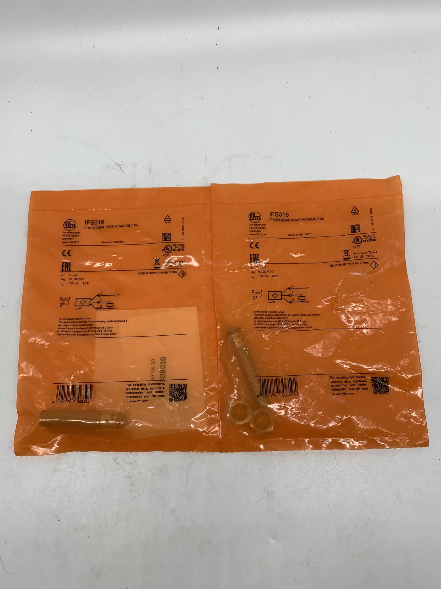 IFS316 IFM, Proximity & Inductive Sensors