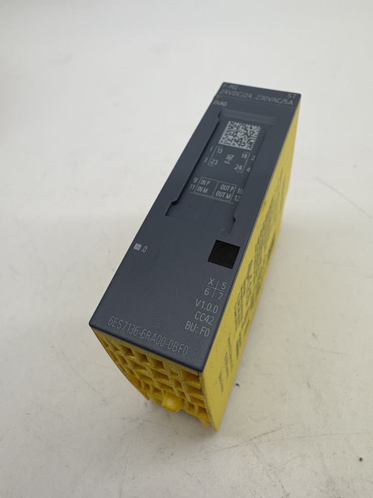 Siemens 6ES7136-6RA00-0BF0 SIMATIC DP Electronics Module for ET200SP, F-RQ 1x 24 V DC/24..230VAC/5A ST — SPS-Module & Erweiterungen