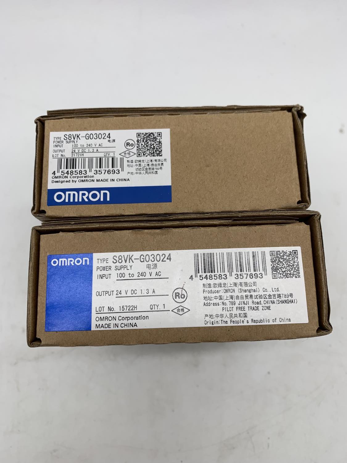 Omron S8VK-G03024 Industrial Power Supply