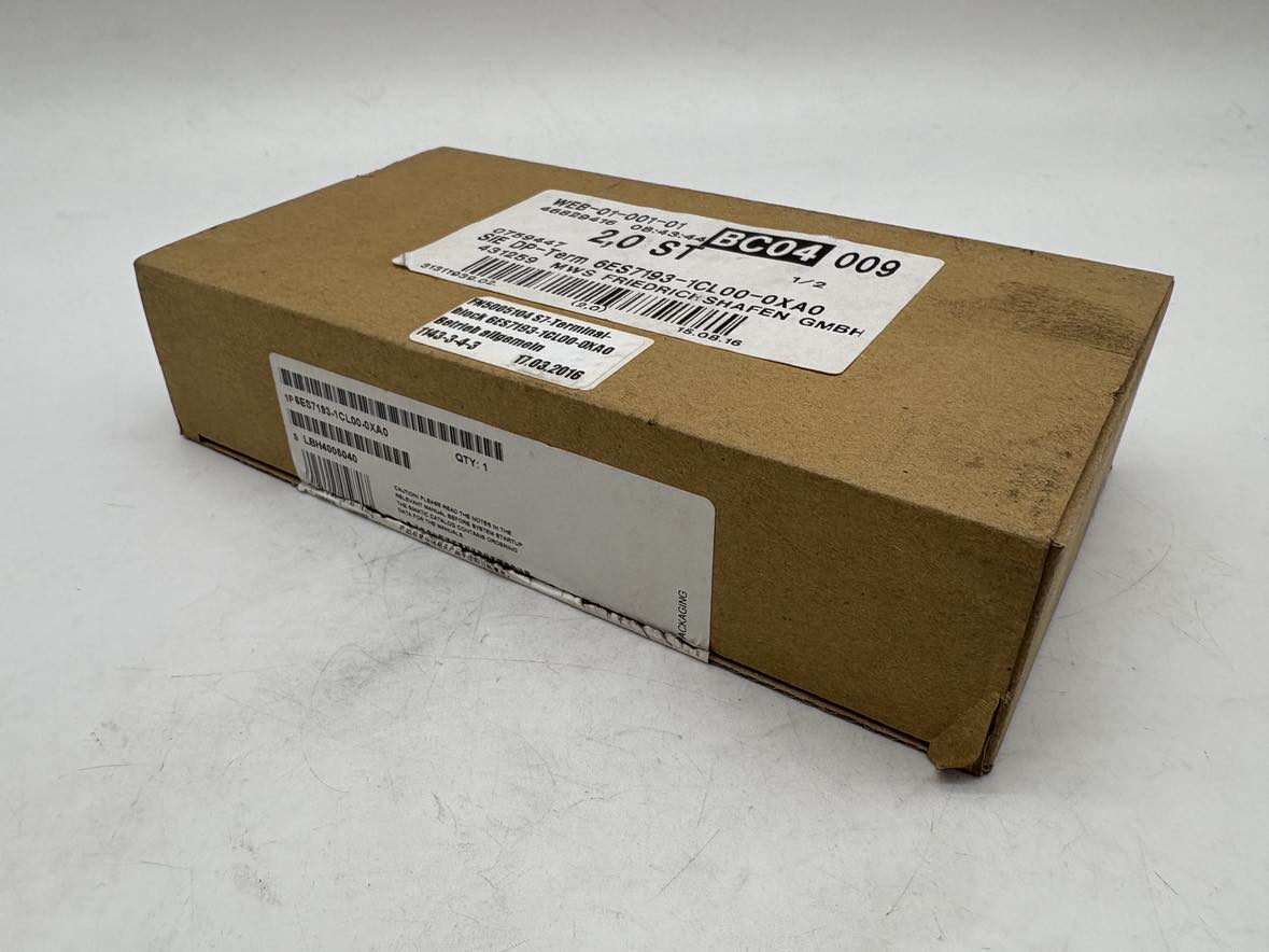 Siemens 6ES7193-1CL00-0XA0 SIMATIC DP Terminal Block TB32L, 32 Channels — Reihenklemmen / Klemmleisten