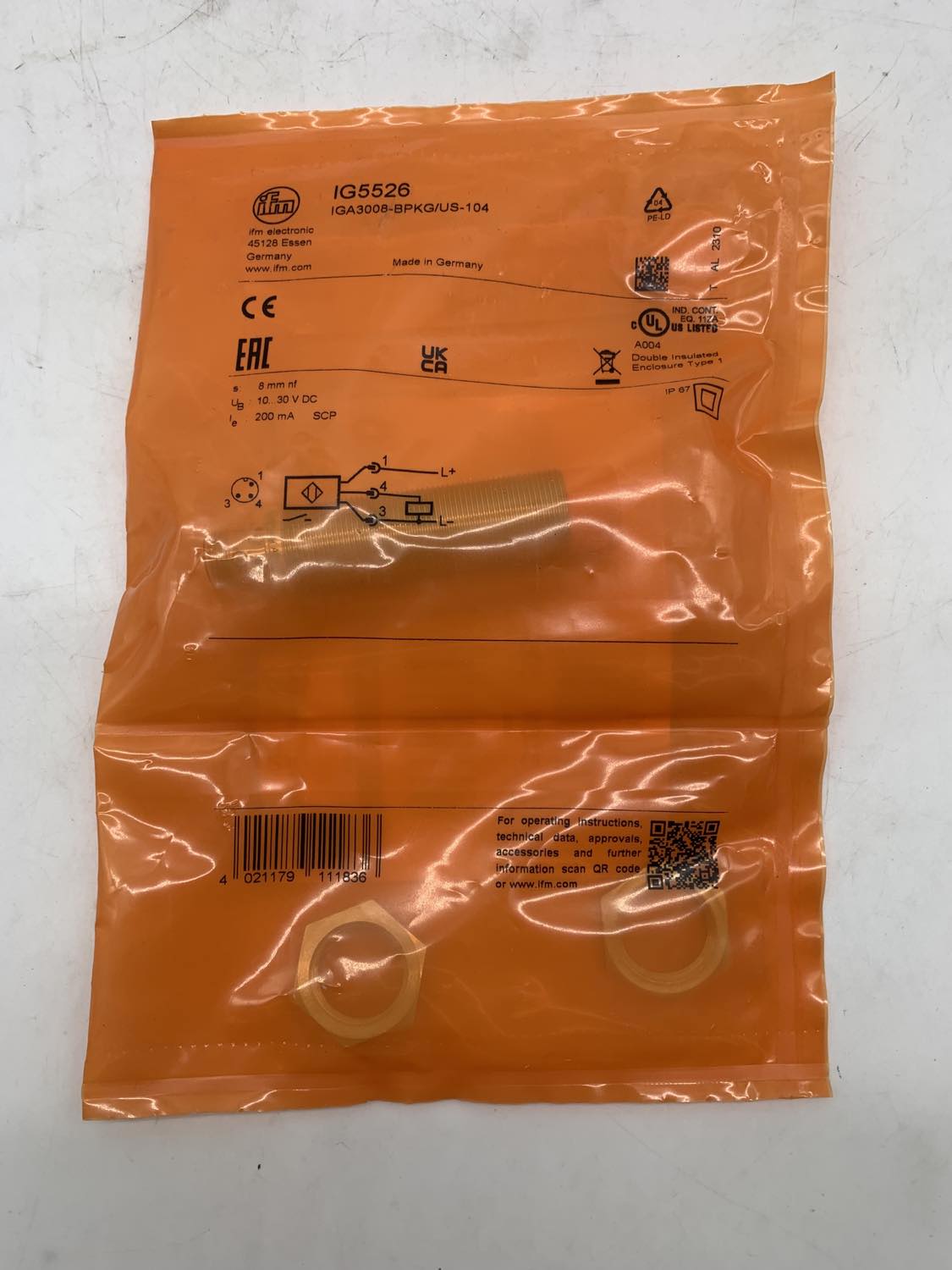 IFM IG5526 Smart Sensor for Industrial Automation — Näherungs- & induktive Sensoren