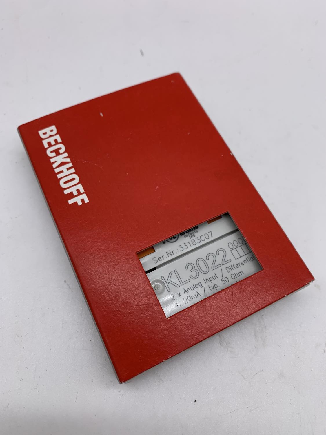 KL3022 Beckhoff, PLC