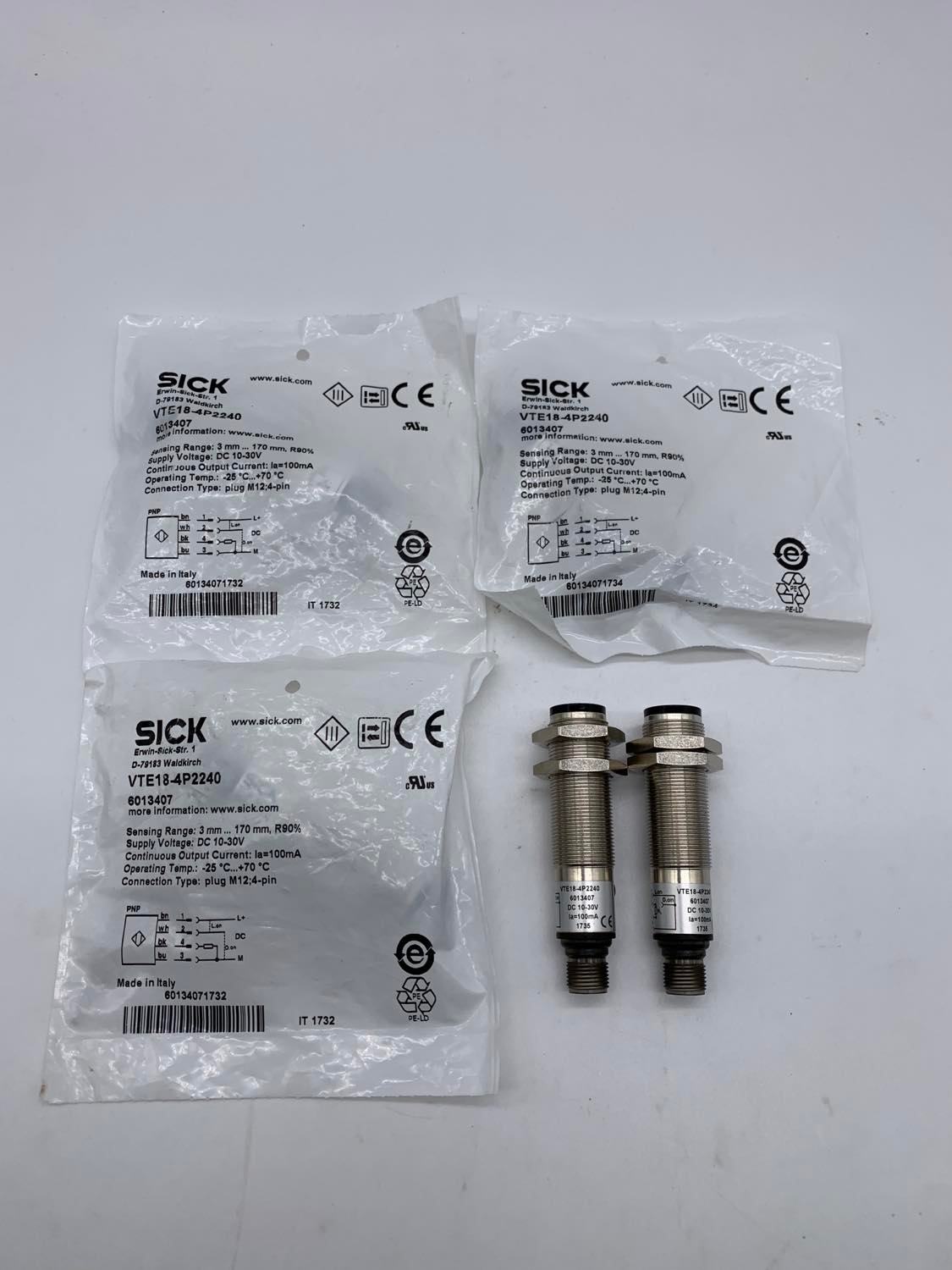 VTE18-4P2240 Sick, Optical & Photoelectric Sensors