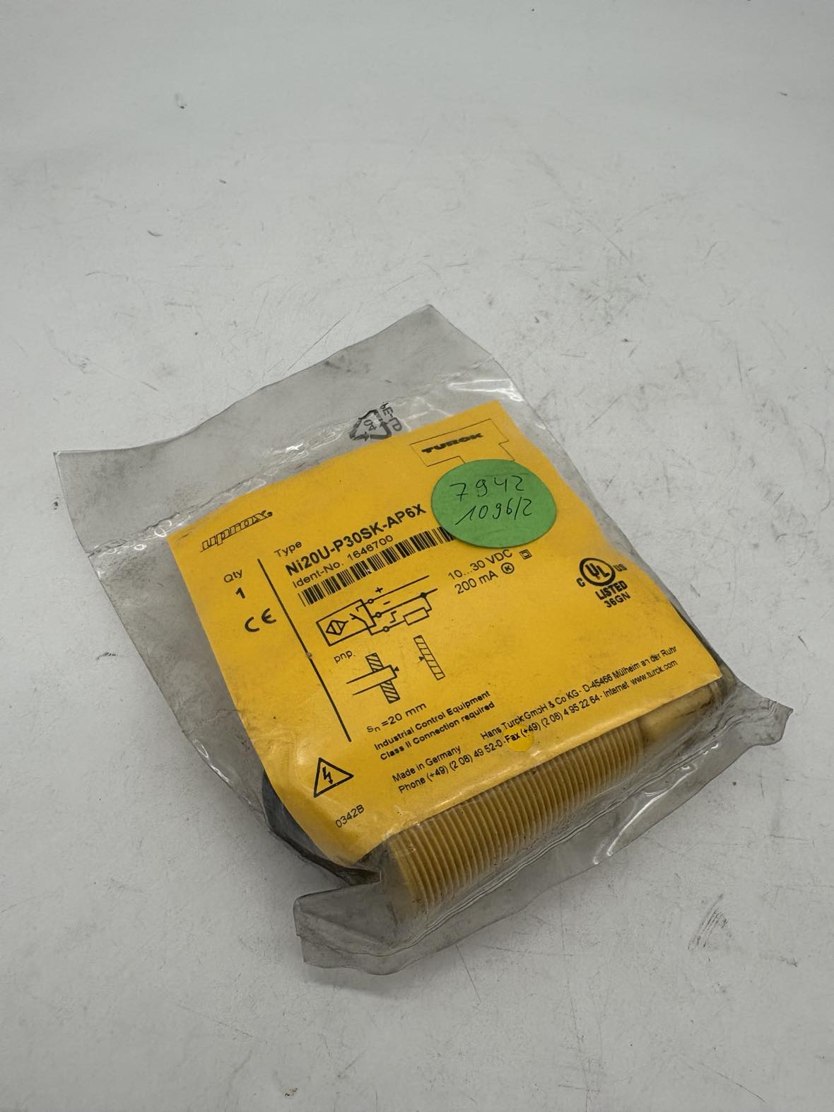Turck 1646700 Product NI20U-P30SK-AP6X