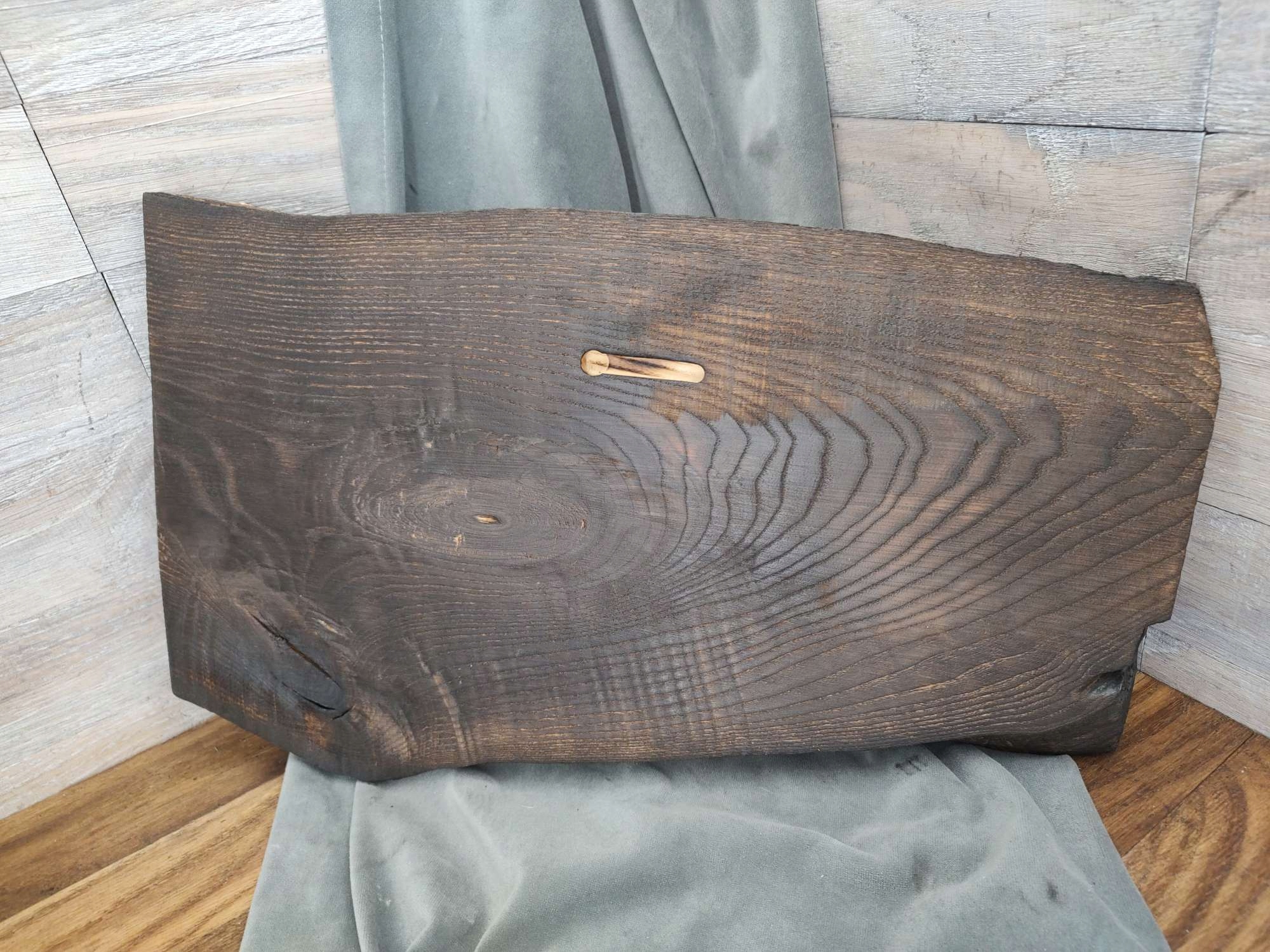 Decha deska tablica tabliczka informacyjna drewniana OBIEKT MONITOROWANY