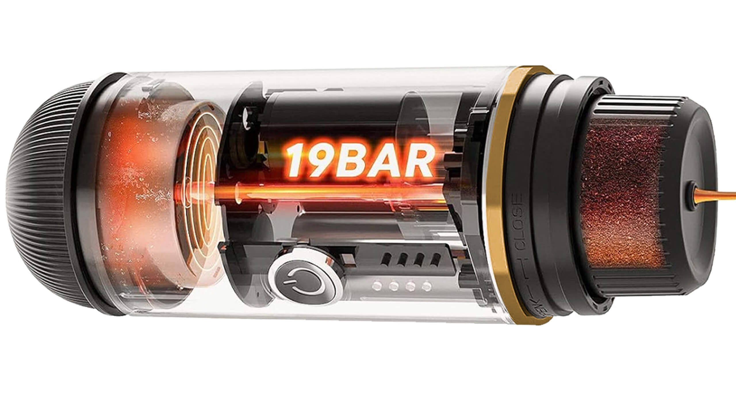 Przenośny ekspres do kawy mielonej kapsułki Nespresso espresso 19 bar 100W
