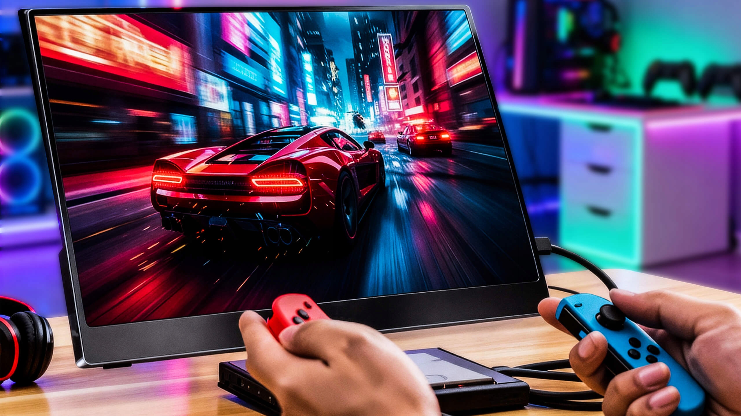 Monitor przenośny do laptopa telefonu 14 cali LCD IPS WUXGA 1920x1200 60hz