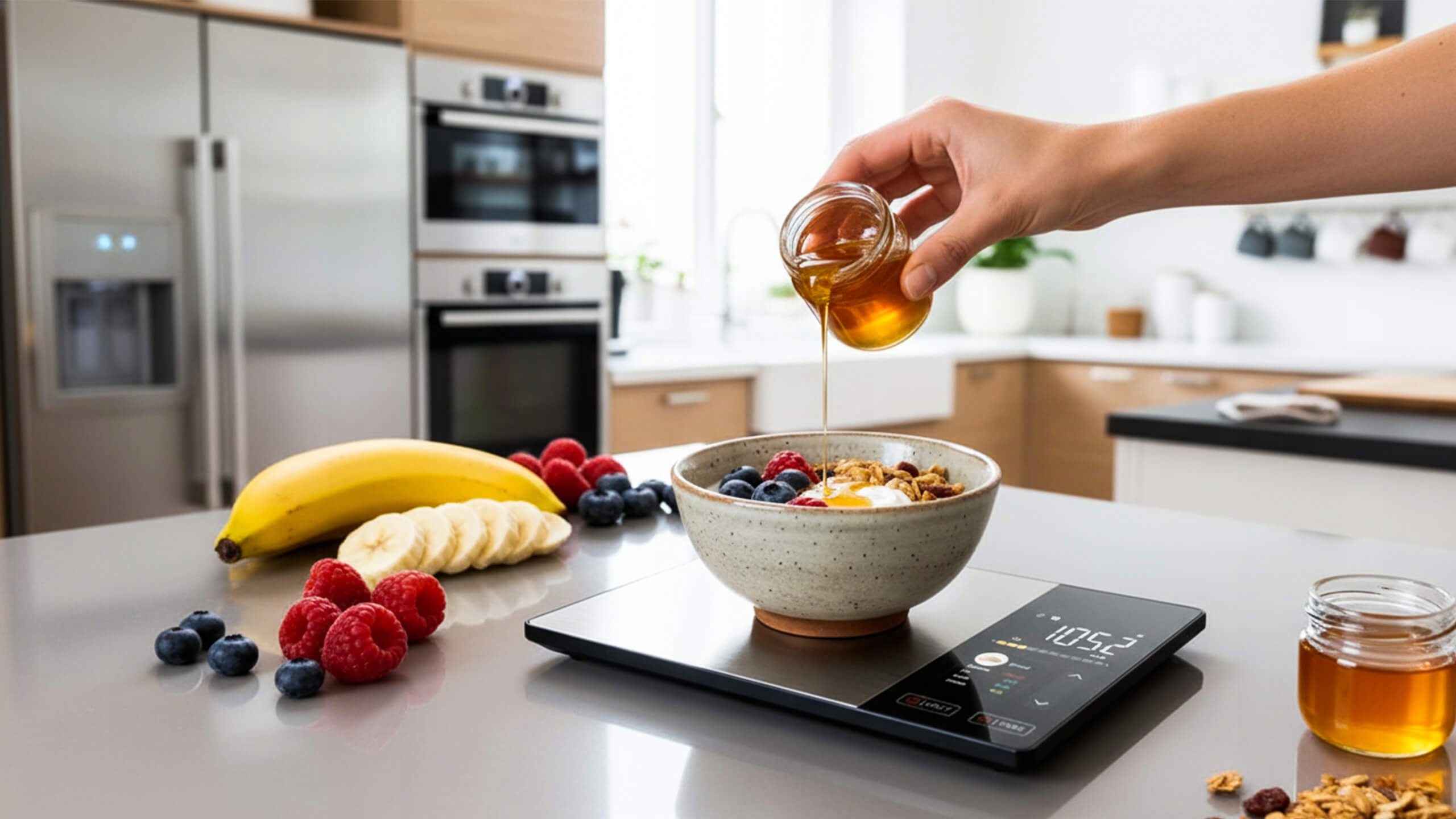 Waga kuchenna dietetyczna bluetooth z aplikacją na telefon 5kg/1g