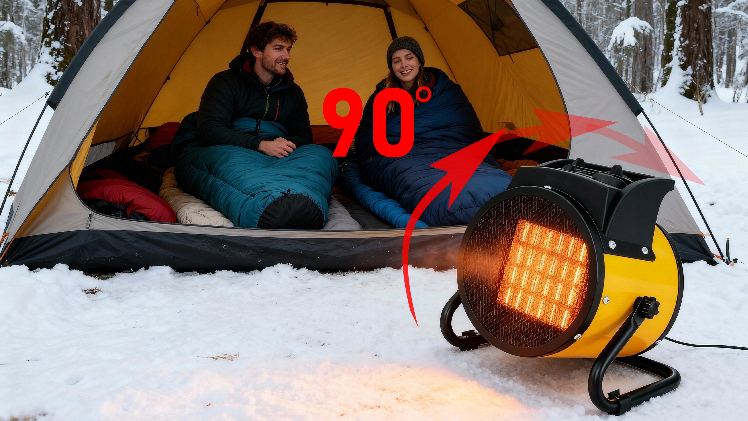 Farelka termowentylator nagrzewnica grzejnik. Przenośne ogrzewanie elektryczne 2000 W.