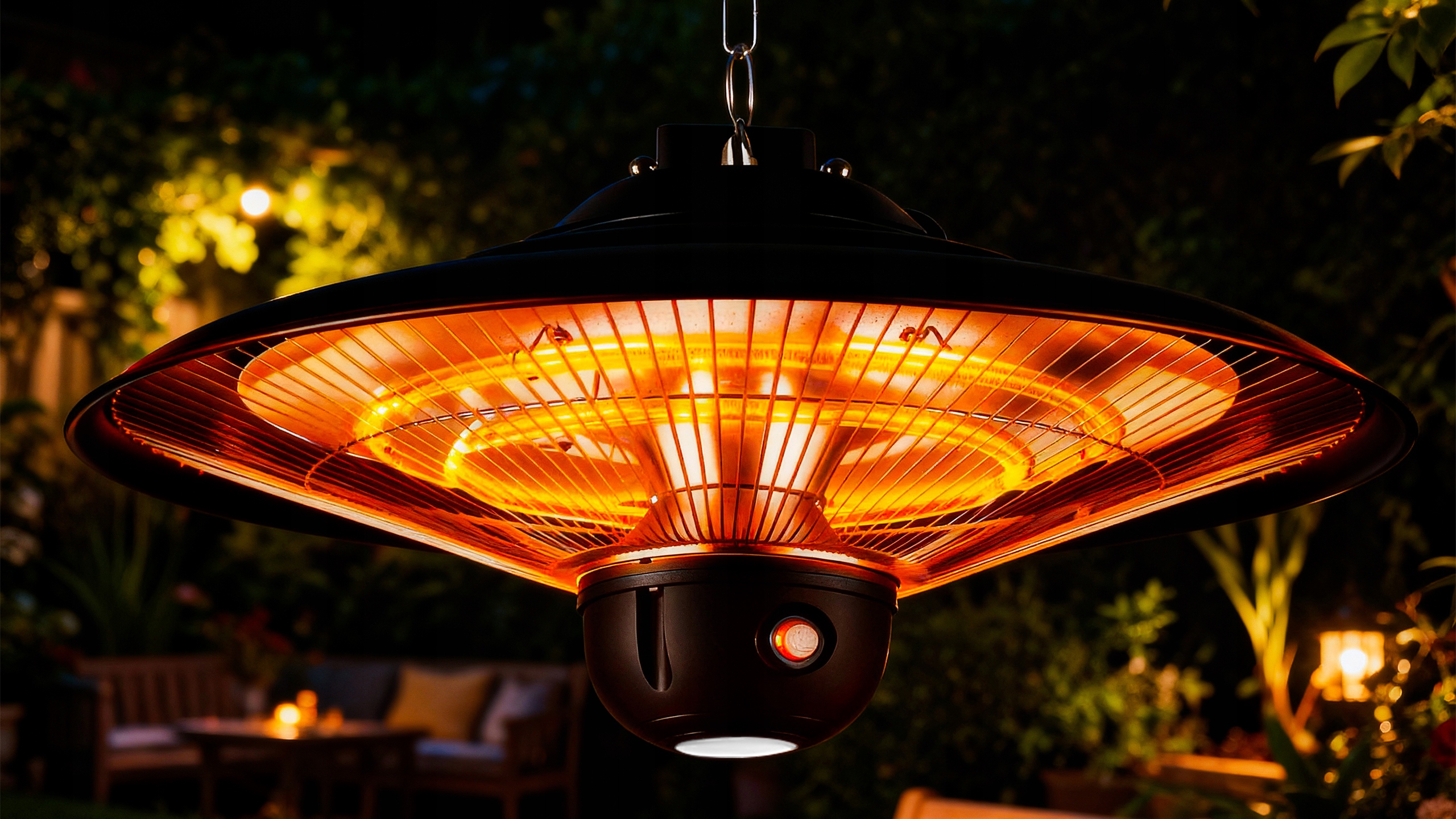 vIben SUNVEIL - promiennik sufitowy lampa grzewcza żarnik z pilotem na taras 2000W