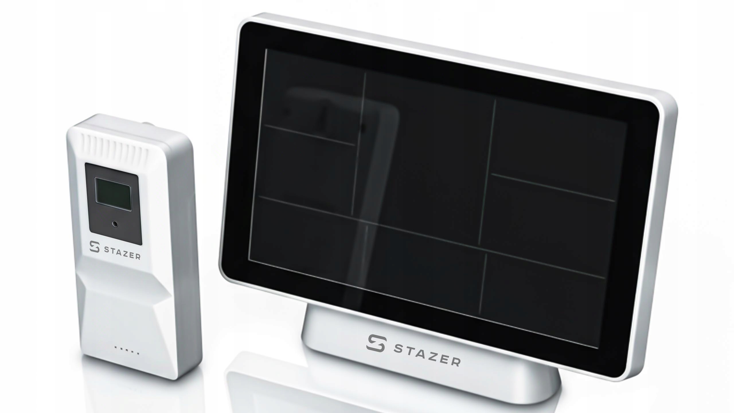 STAZER CLIMATIQ SMART Stacja pogody WiFi Tuya budzik zegar termometr higrometr barometr stacja pogodowa + czujnik