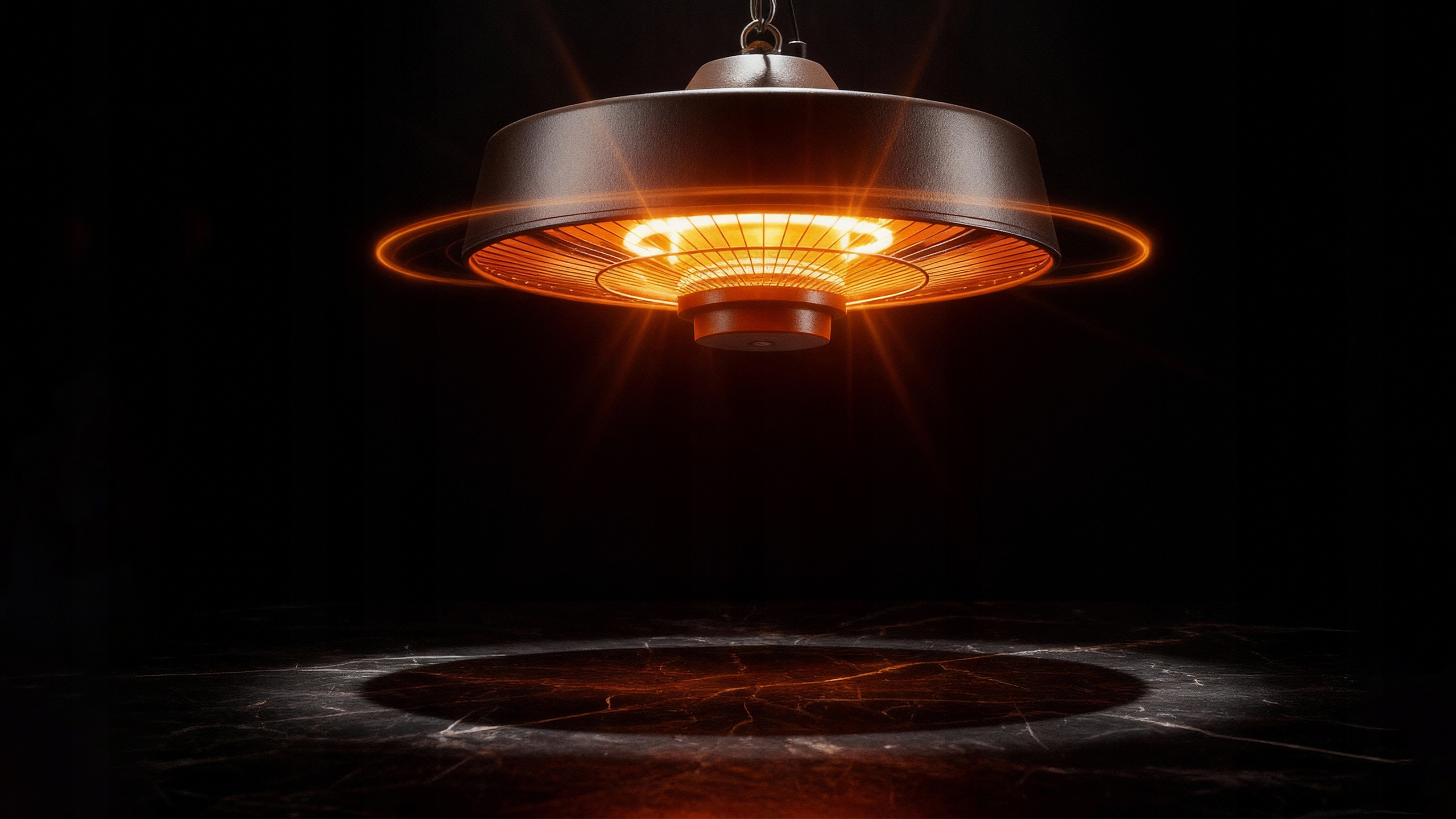 vIben Aurio - promiennik sufitowy lampa grzewcza żarnik z pilotem na taras 2000W