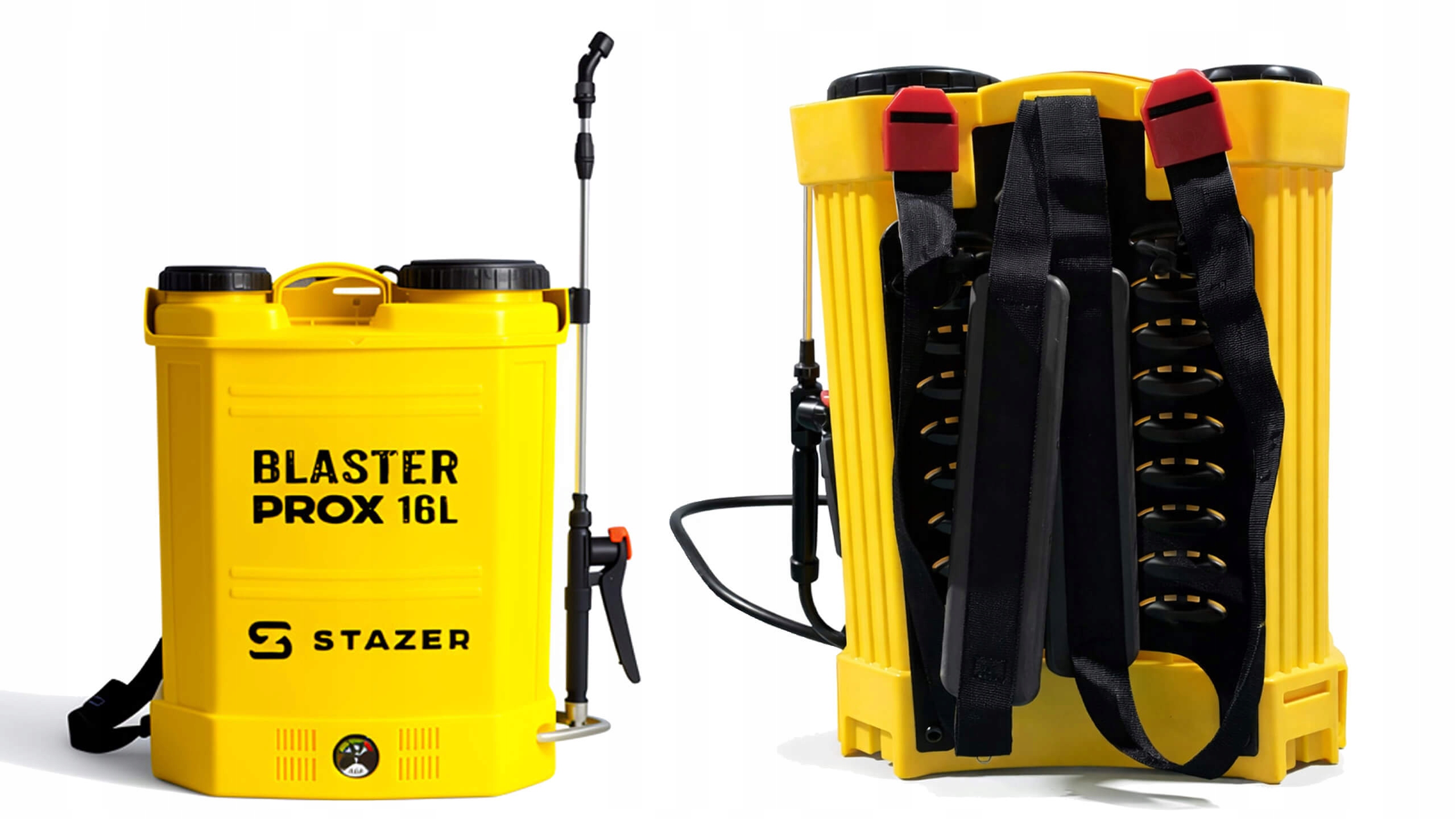 STAZER BLASTER ProX - opryskiwacz akumulatorowy plecakowy elektryczny ogrodowy 16 l, lanca 46-80 cm