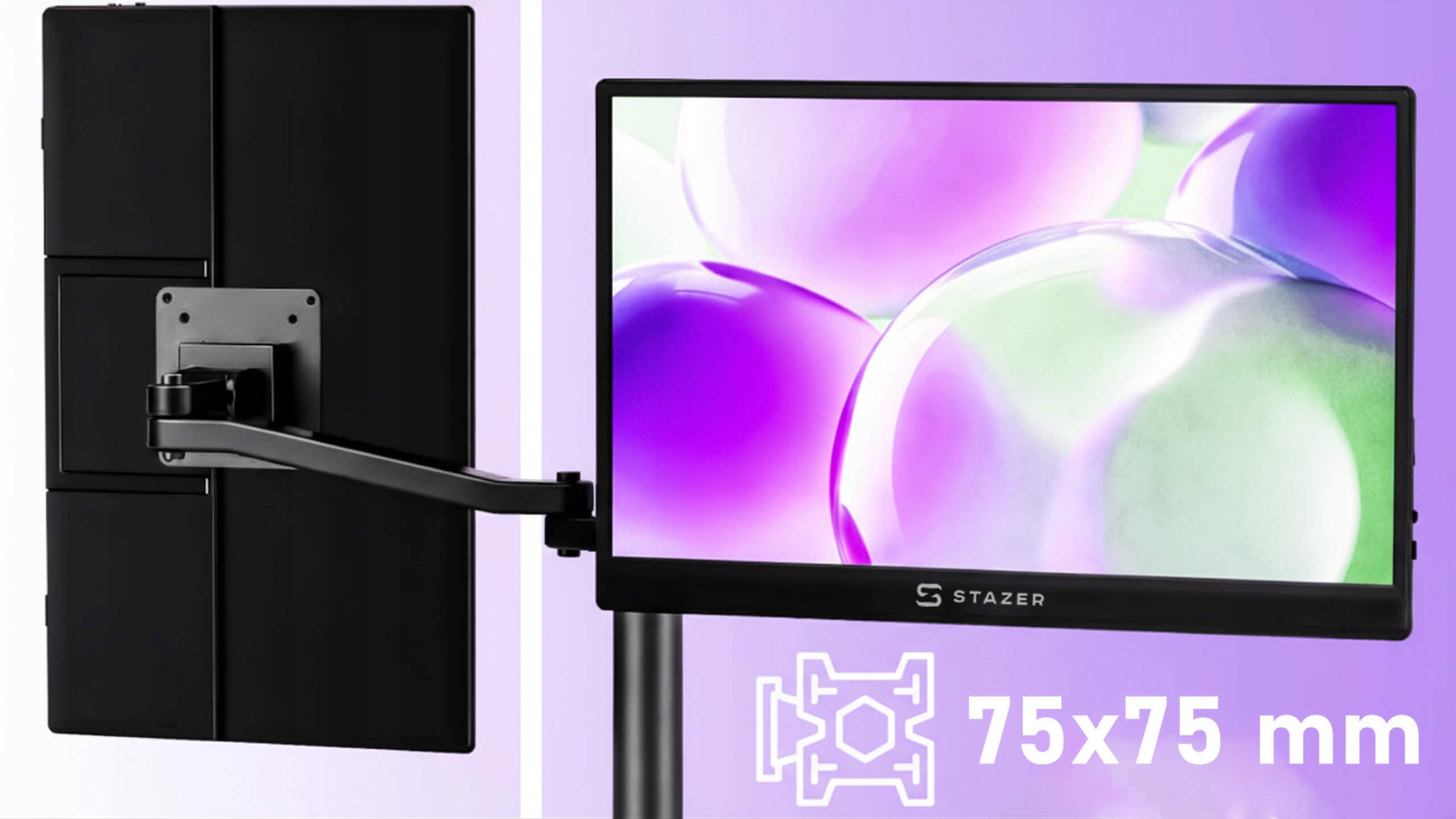 Monitor przenośny do laptopa telefonu 14 cali LCD IPS WUXGA 1920x1200 60hz