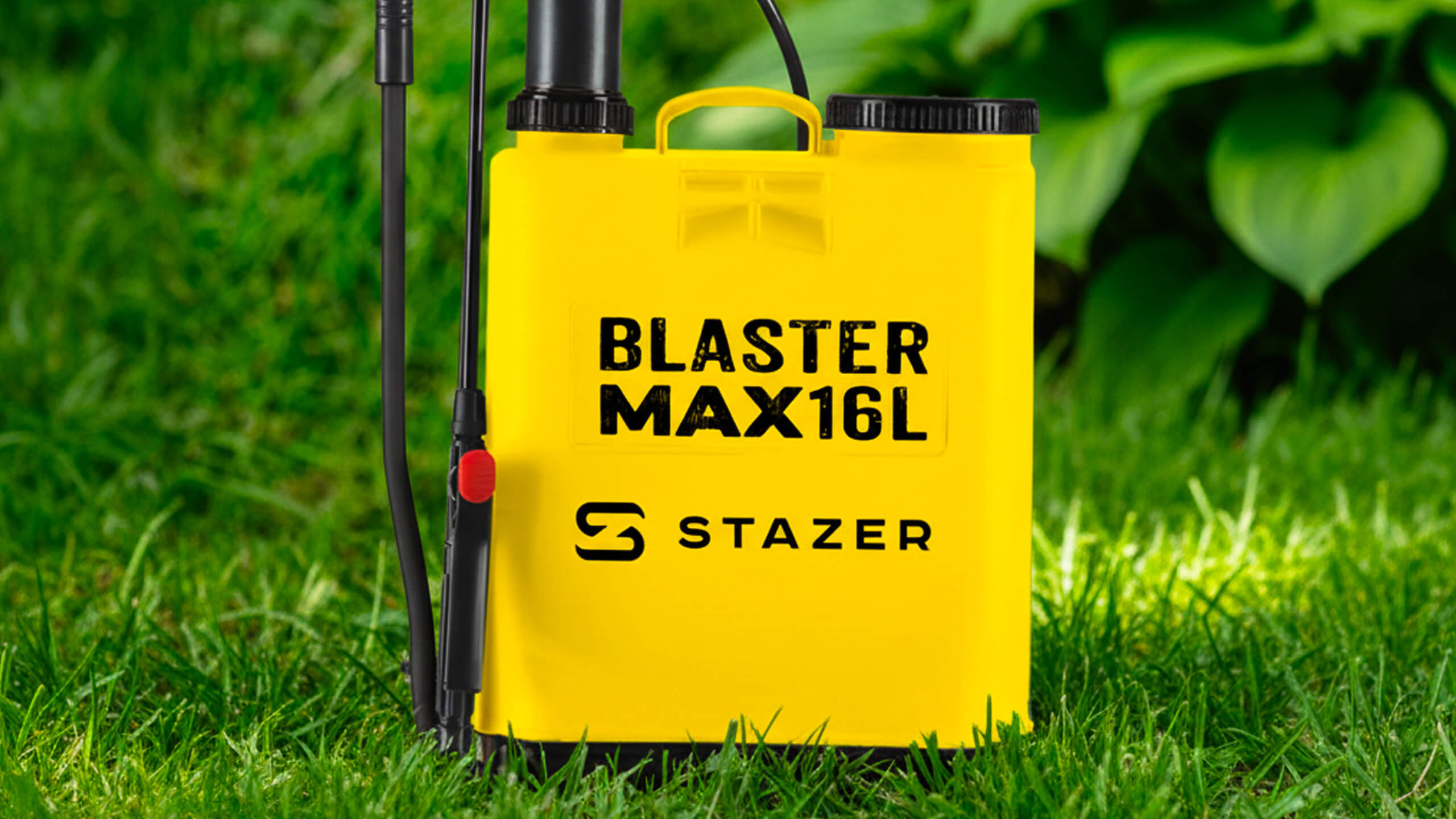 STAZER BLASTER MAX – Opryskiwacz Plecakowy Ciśnieniowy Ręczny Ogrodowy 16 l, Lanca Teleskopowa 46–80 cm
