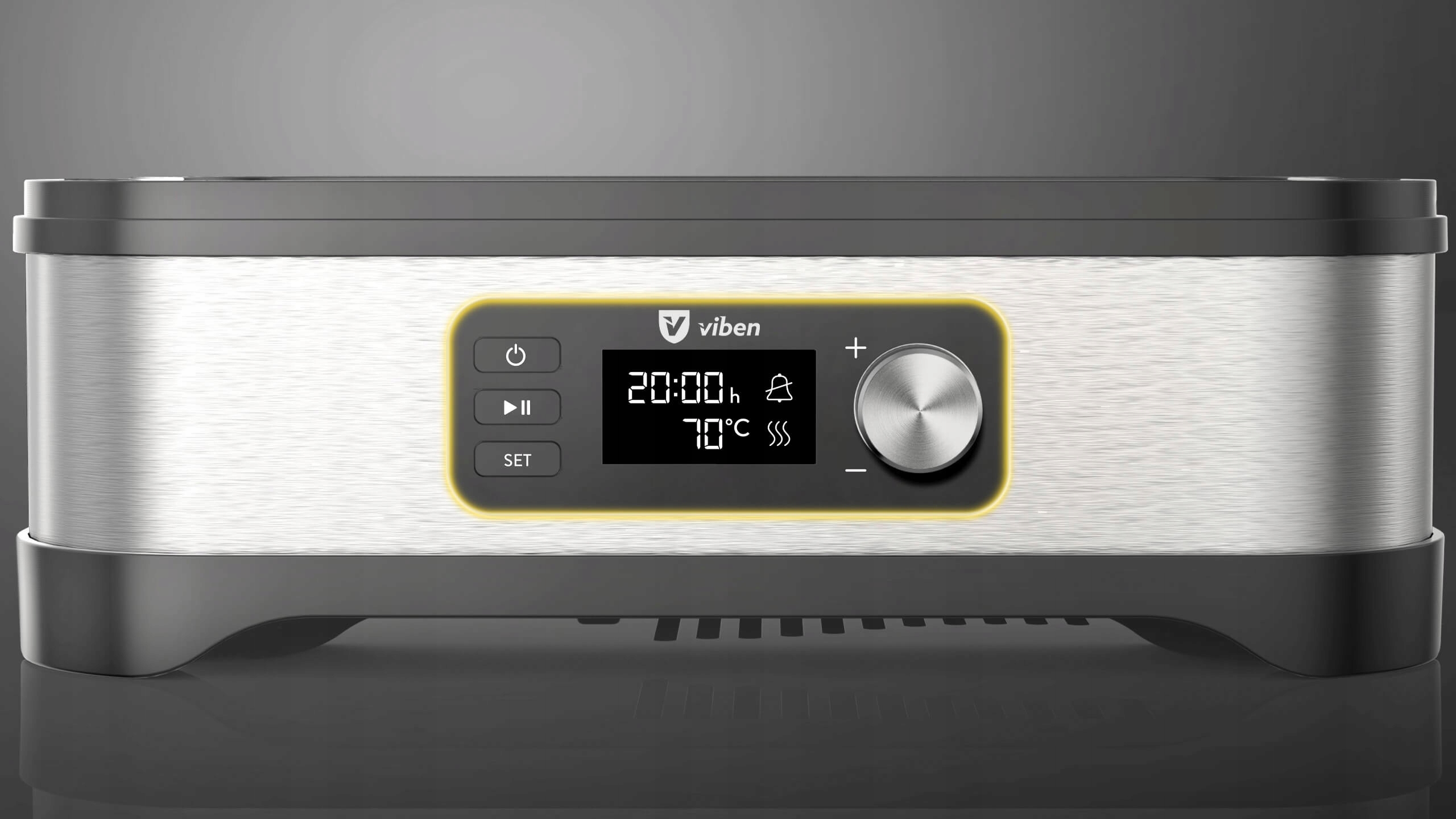 Suszarka do żywności viben DeHydroX 450W – cicha suszarka do grzybów, owoców i warzyw z timerem, 6 sit + dodatki