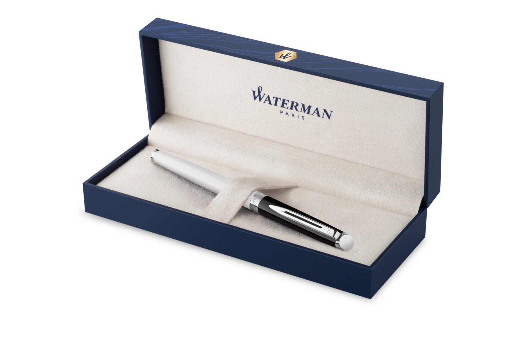 Waterman Hémisphère Black & White Fountain Pen M | eBay