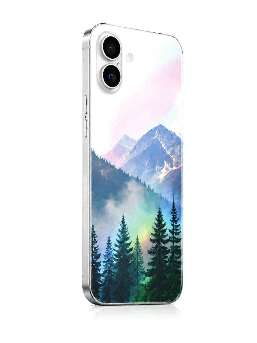 Telefon z folią na holograficznym podłożu HOLO