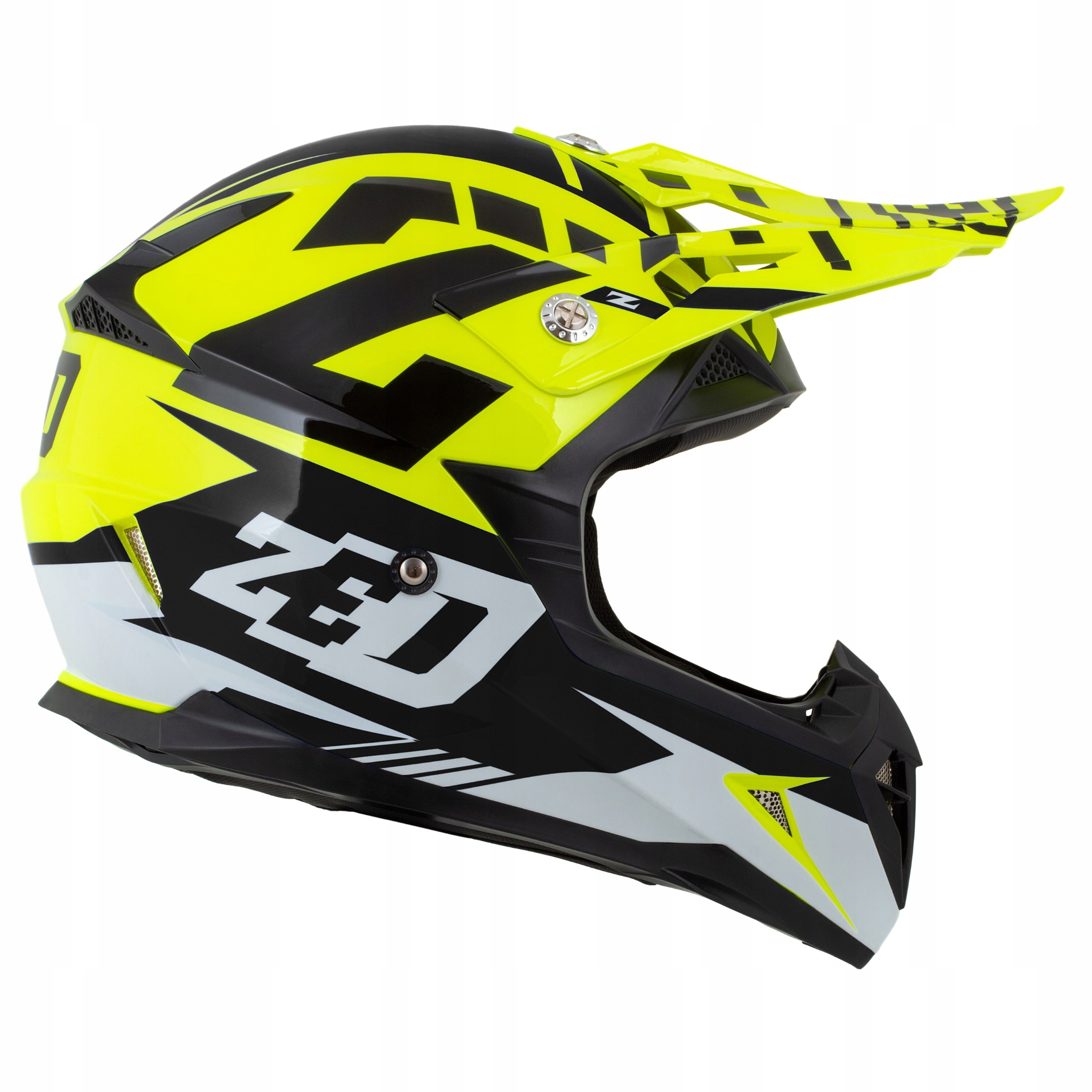 Set casca protectie moto cross Zed X.1, ochelari si cagula