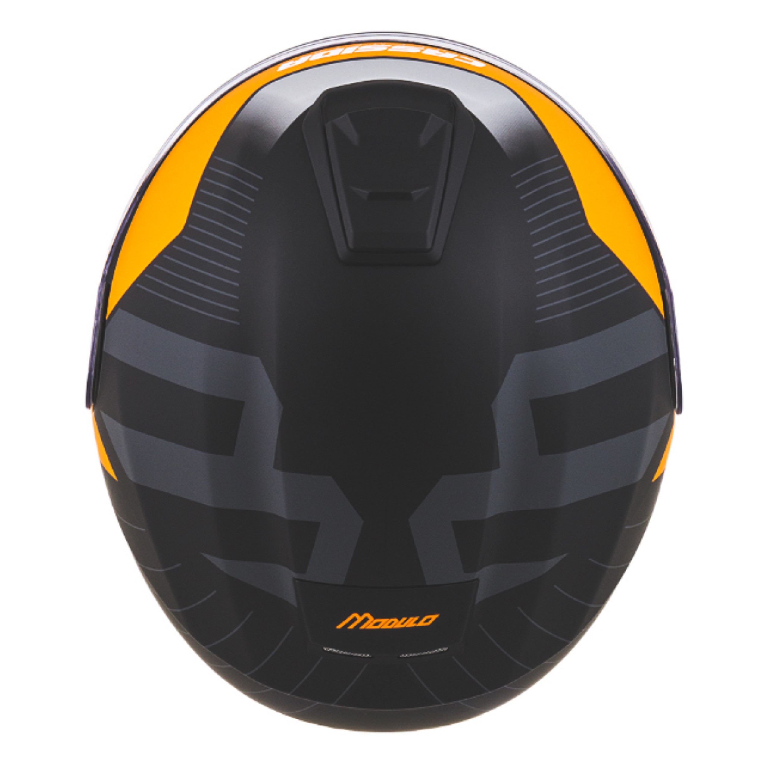 Casca moto cu intercom, Cassida, Fibra de sticla, Negru