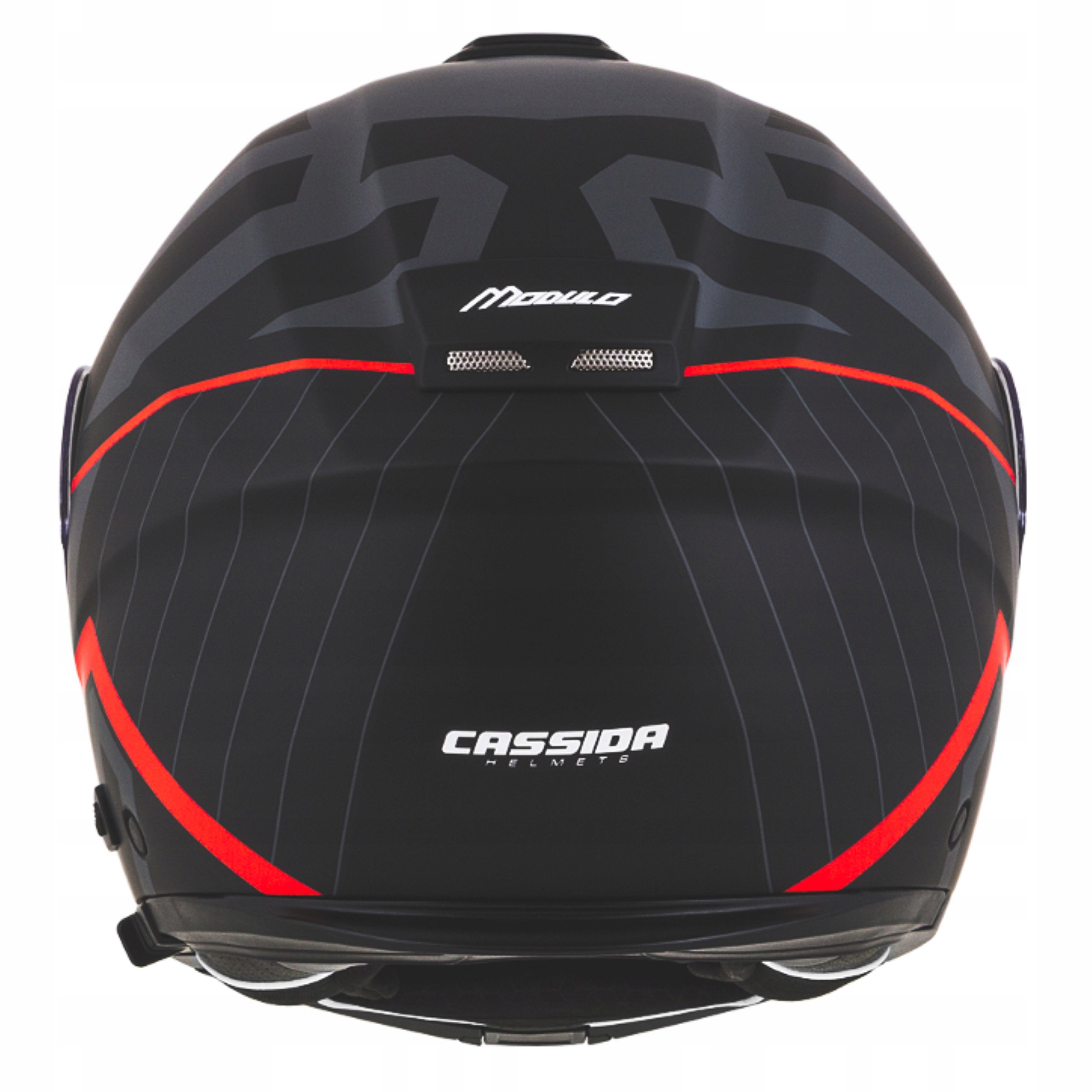 Kazu#13 Casca moto cu intercom, Cassida, Fibra de sticla, Negru