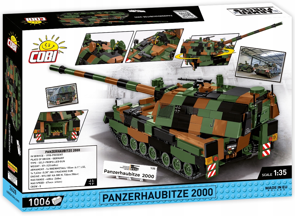 Cobi Armed Forces /2628/ Panzerhaubitze 2000 1006 Kl.