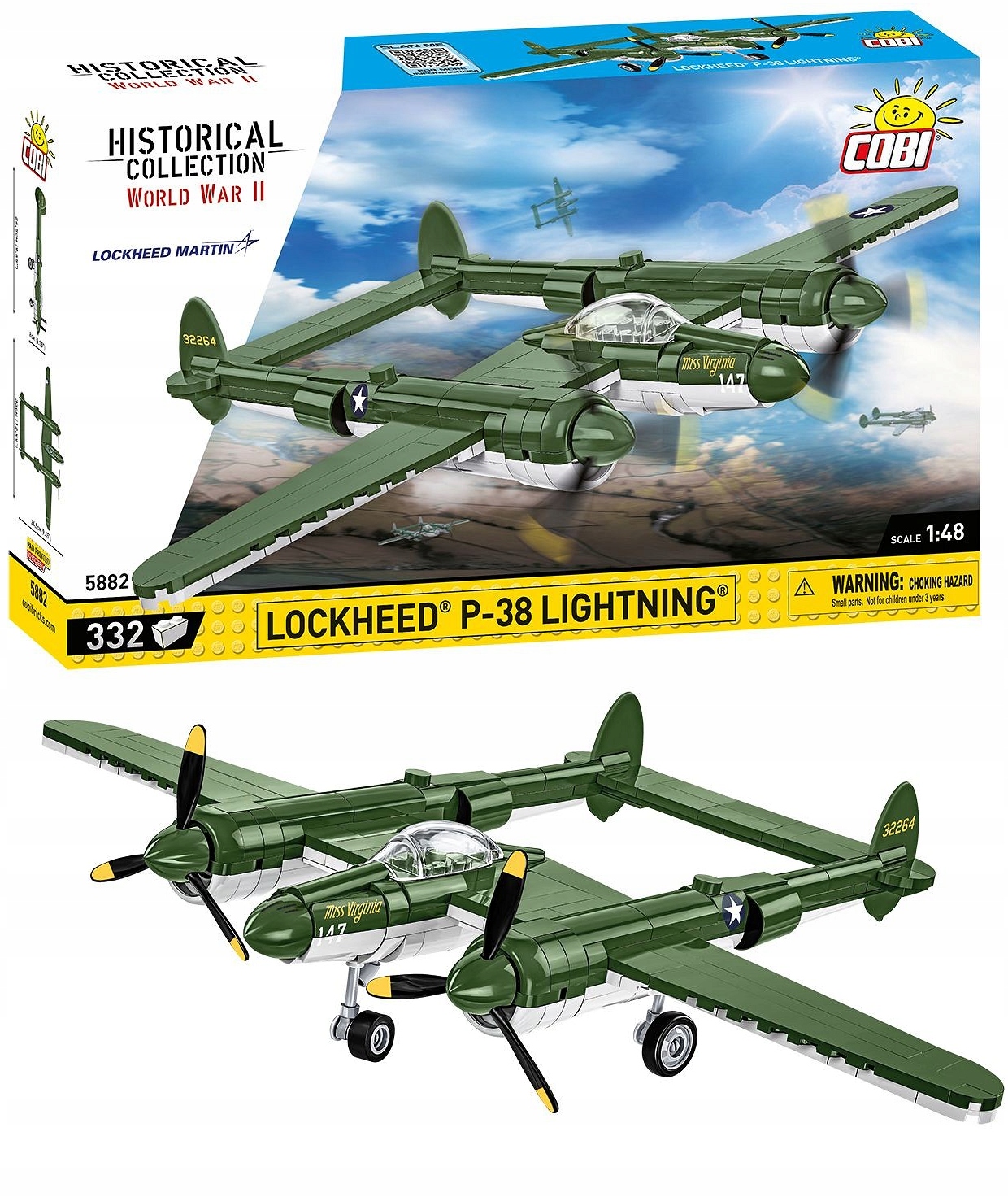 Cobi 5882 Lockheed P-38 Lightning