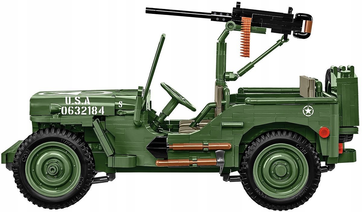 Klocki Cobi 2804 Willys Mb & Trailer - Executive Edition
