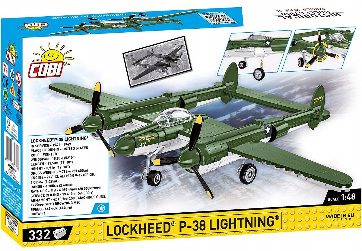 Cobi 5882 Lockheed P-38 Lightning