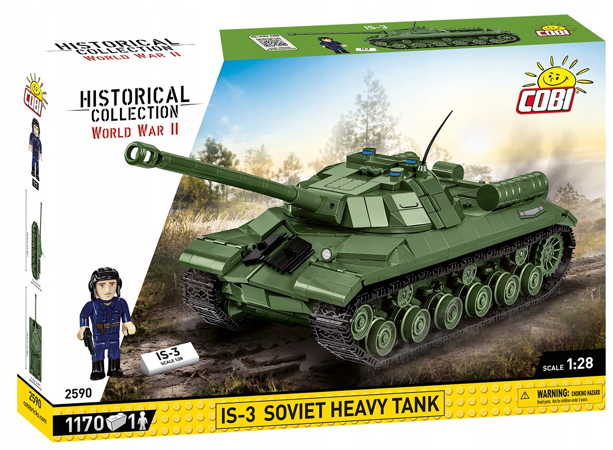 Klocki Cobi 2590 Czołg Is-3 Soviet Heavy Tank Hc Ww2 1170 El. Radziecki