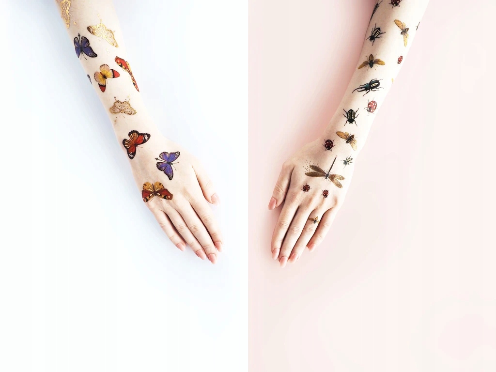 Paperself tatuaż wodny tymczasowy bugs