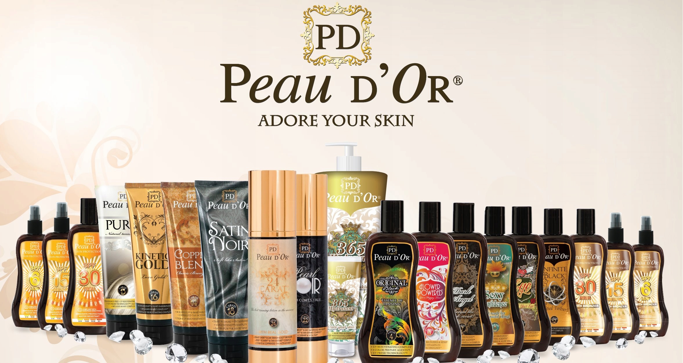 Peau dOr Oudh Noir 22karatowy balsam do opalania