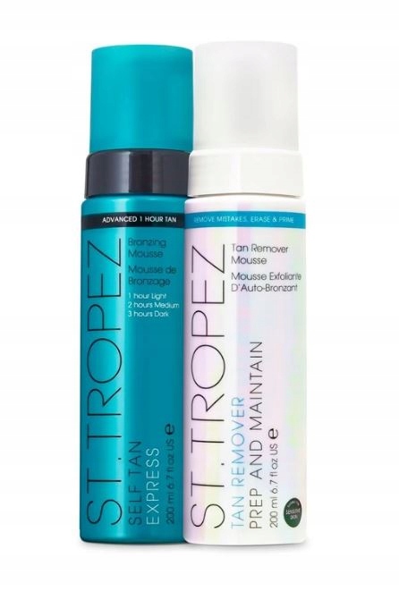 St.Tropez samoopalacz 2x pianka Express + Remover