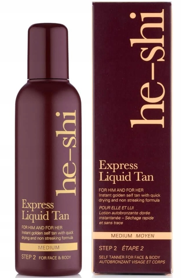 He-Shi ekspres samoopalacz płyntwarz i ciało 150ml