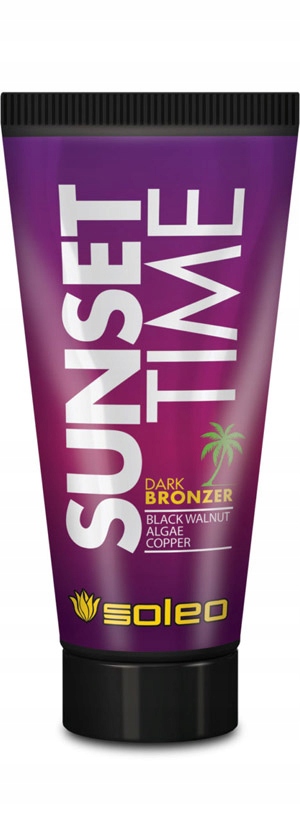 SOLEO SUNSET TIME CIEMNY BRONZER Z ALGAMI +5GRATIS