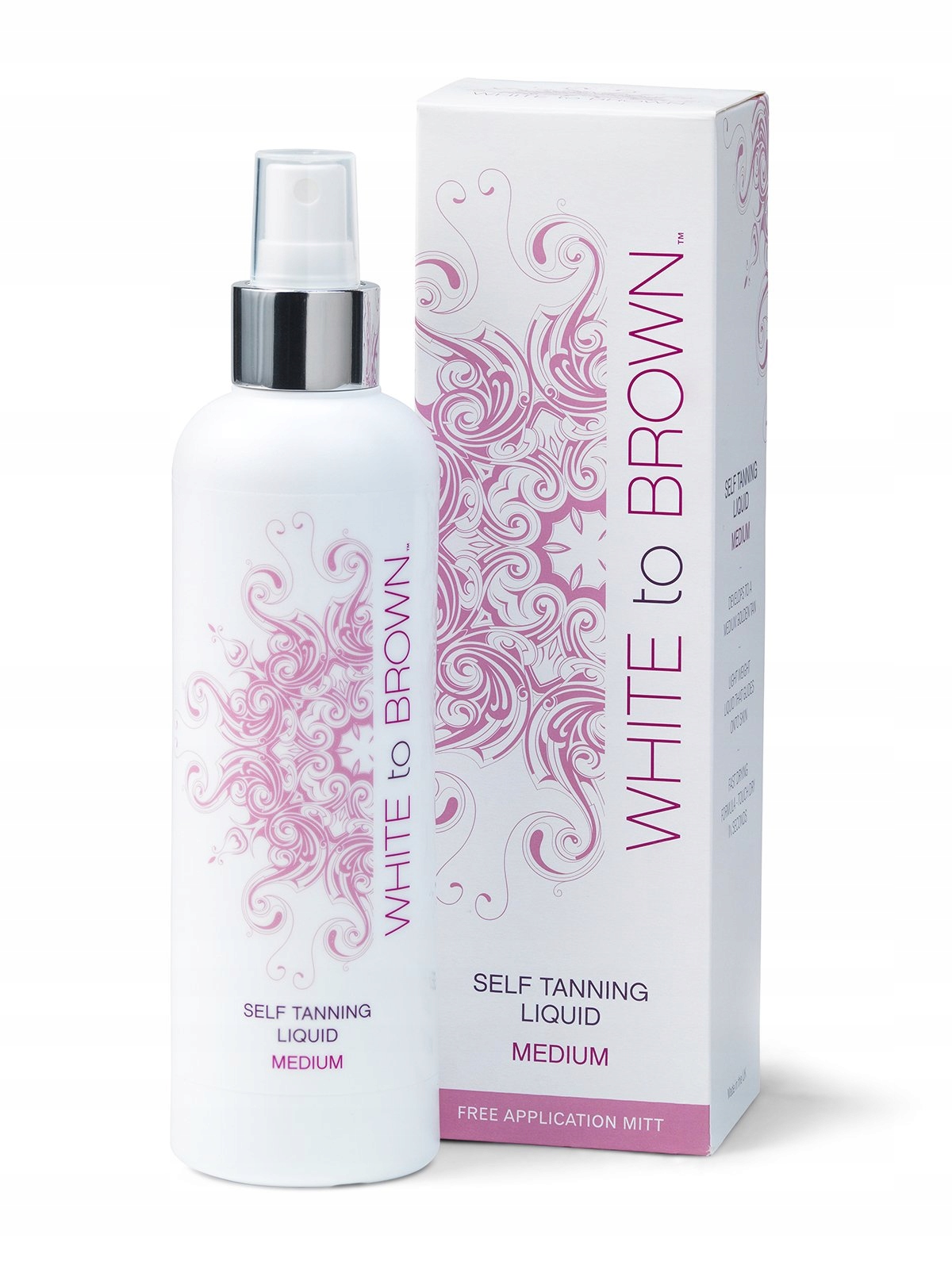 Whitetobrown samoopalacz w płynie MEDIUM +rękawica