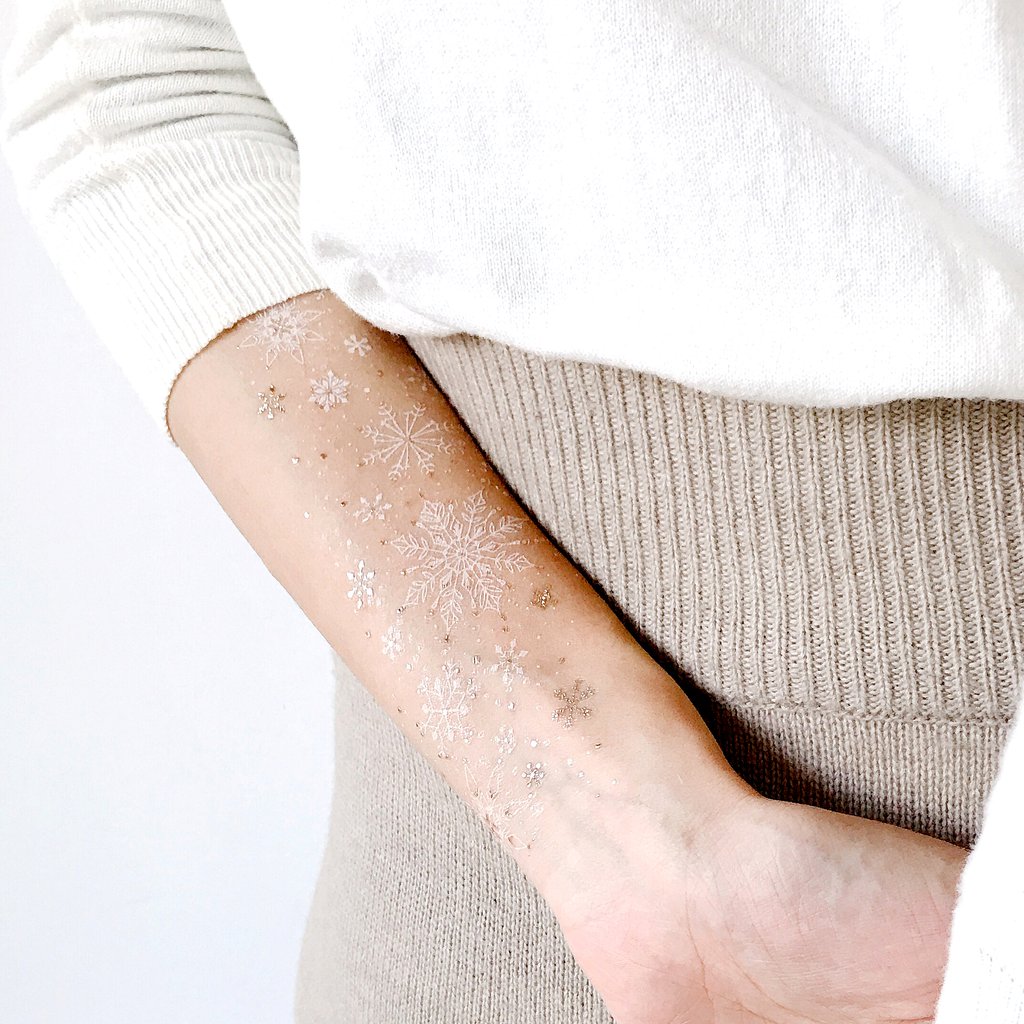 Paperself tatuaż wodny tymczasowy Frozen płatki