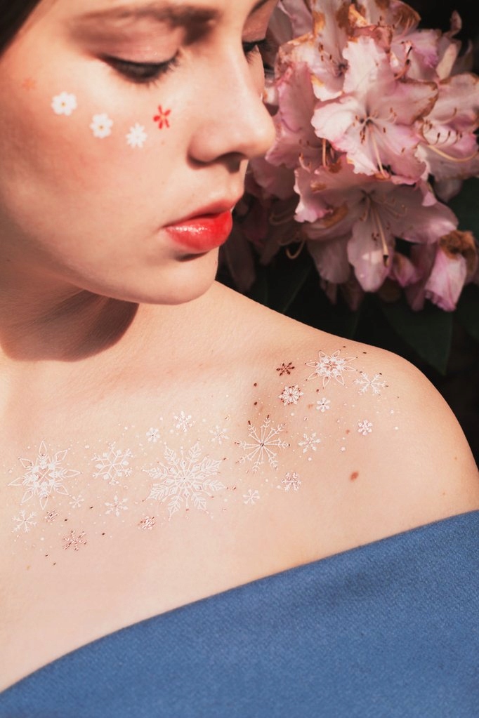 Paperself tatuaż wodny tymczasowy Frozen płatki