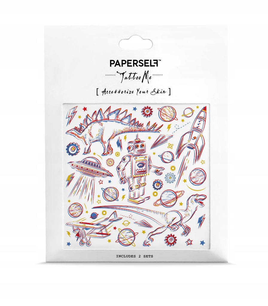 Tatuaż chwilowy kalkomania 3D World Paperself